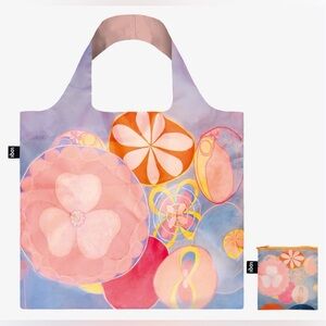 NWT Loqi Museum Collection HILMA AF KLINT Childhood Recycled Tote Bag